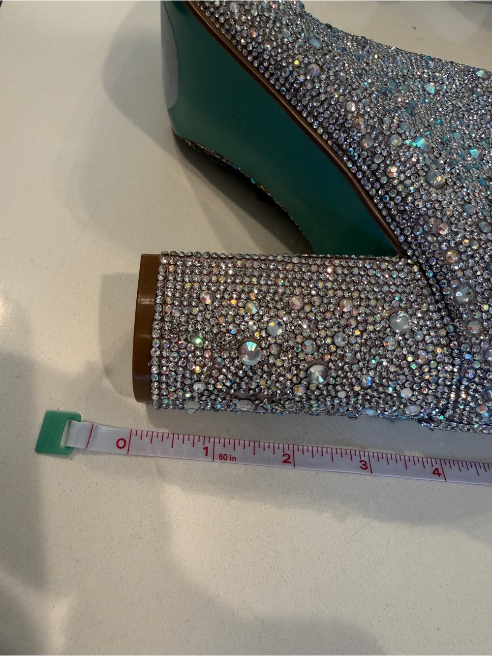 Betsey Johnson Cady Women's Sparkle Rhinestone Ankle Boots - Silver - Picture 7 of 7